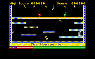 Manic Miner atari screenshot